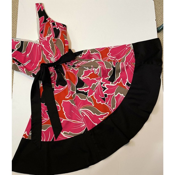 Jones Wear Dress Size 6 Pink Floral - Picture 2 of 5